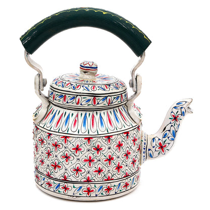 Hand Painted Tea Kettle : "Sukoon"