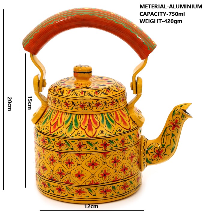 Hand Painted Kettle : "Saanjh" (evening)