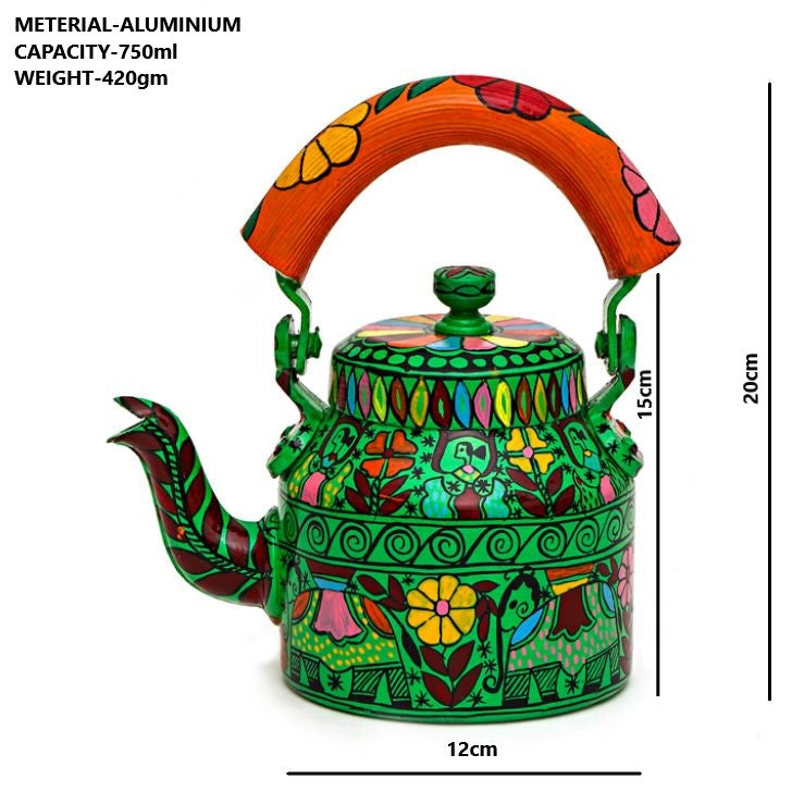 Hand Painted Kettle : Celebration