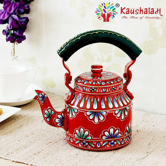 Hand Painted Kettle : Rangoli