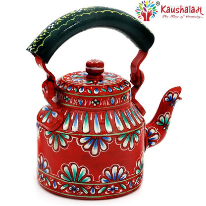 Hand Painted Kettle : Rangoli