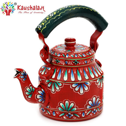 Hand Painted Kettle : Rangoli