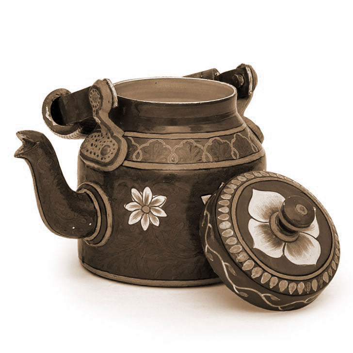 Kaushalam Tea Kettle: Floral II