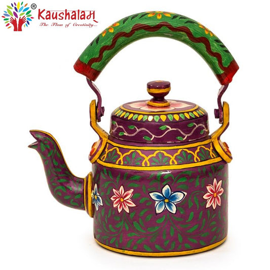 Hand Painted Kettle : Floral