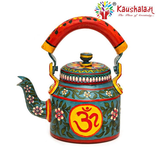 Hand Painted Kettle : Om