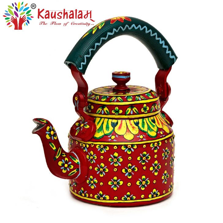 Hand Painted Kettle : Rangoli