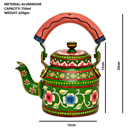 Hand Painted Kettle : Floral