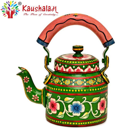 Hand Painted Kettle : Floral