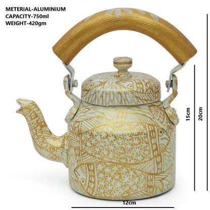 Hand Painted Kettle : Golden Pond