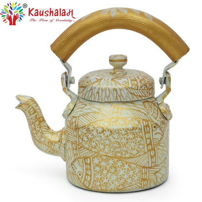 Hand Painted Kettle : Golden Pond