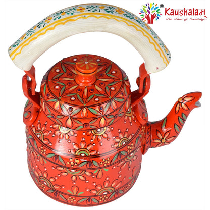 Hand Painted Kettle : Tomatina