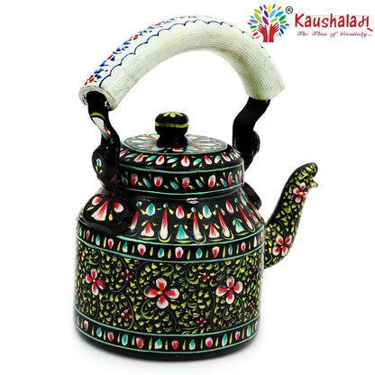 Hand Painted Kettle : Black Beauty