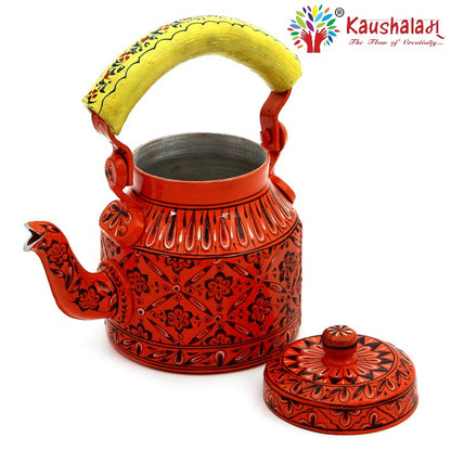 KAUSHALAM TEA KETTLE: ORANGE DELIGHT III