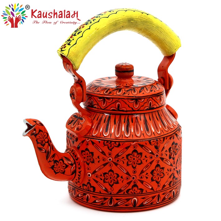 KAUSHALAM TEA KETTLE: ORANGE DELIGHT III