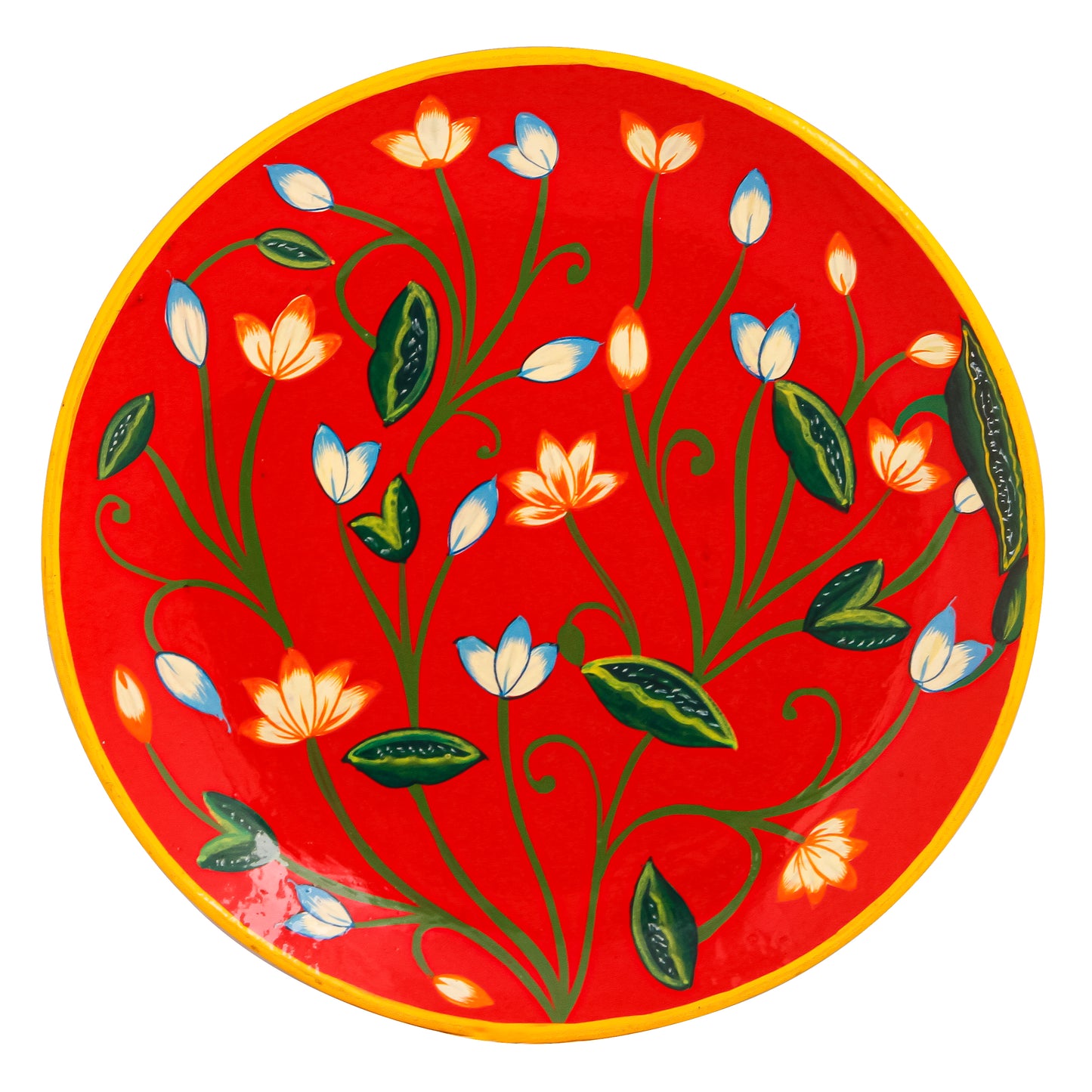 Hand Painted Ceramic Wall Plate : Pichwai