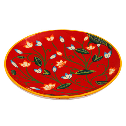 Hand Painted Ceramic Wall Plate : Pichwai