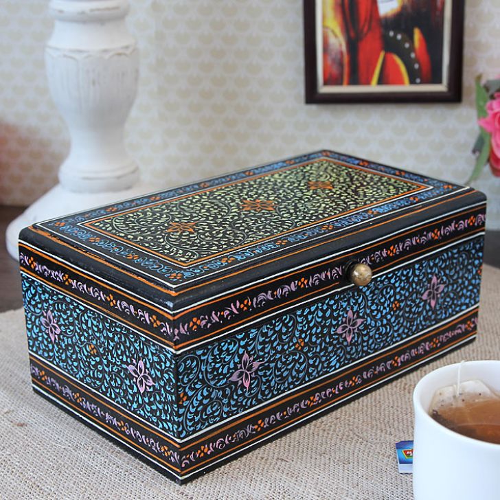 Hand Painted Tea Box