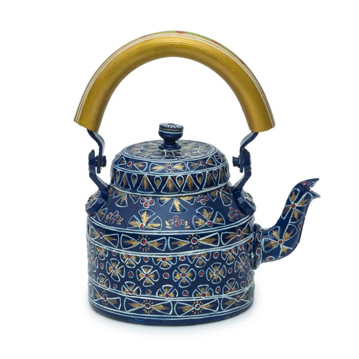 KAUSHALAM TEA SET: ROYAL BLUE