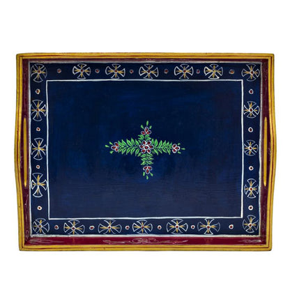 KAUSHALAM TEA SET: ROYAL BLUE