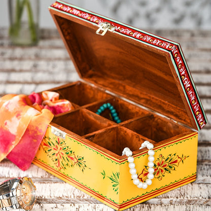 Hand Painted Tea Box