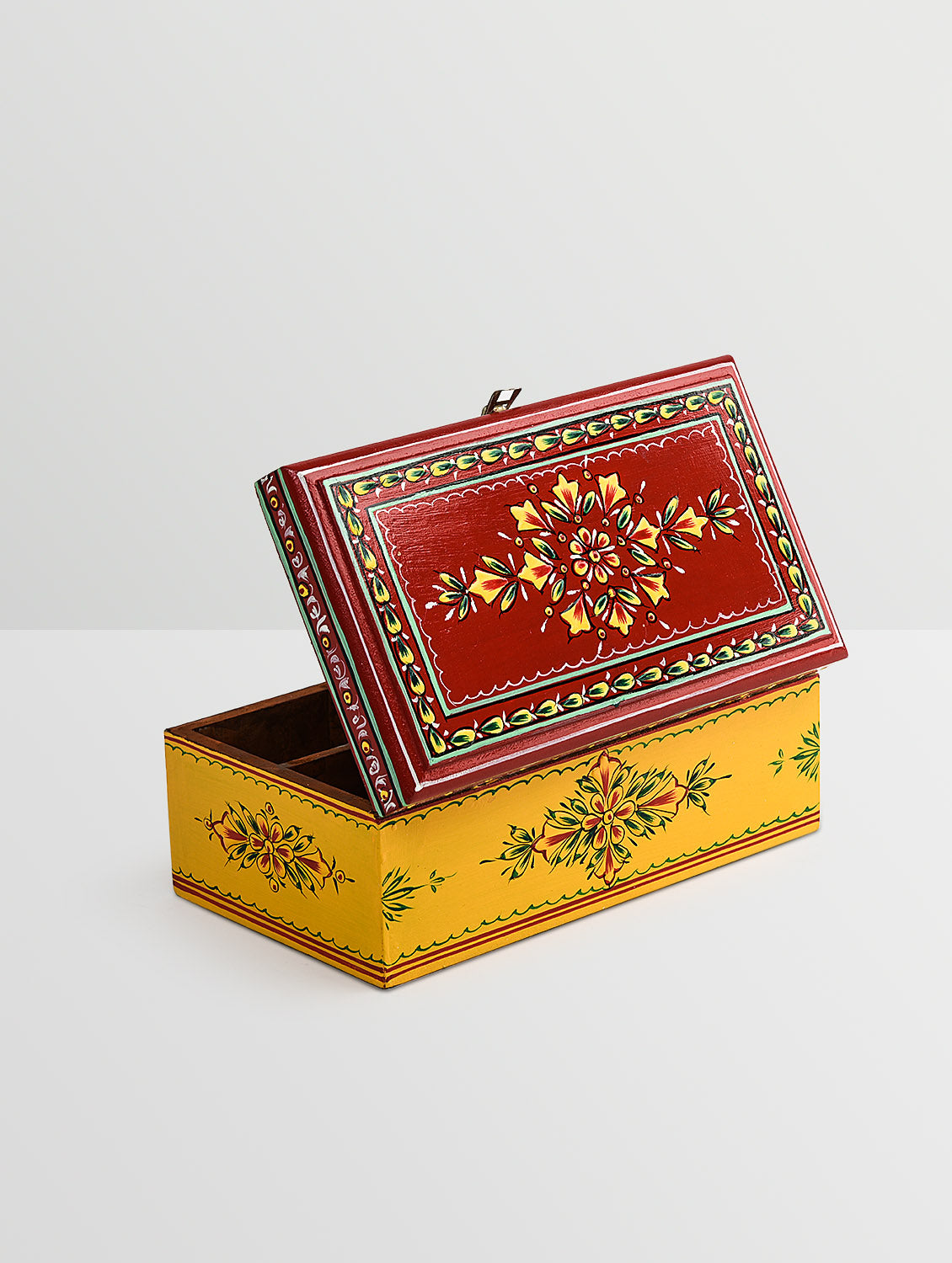 Hand Painted Tea Box